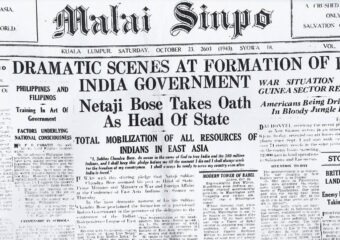 Malai Sinpo:”Dramatic Scenes at Formation of Free India Government” – 23 Oct 1943